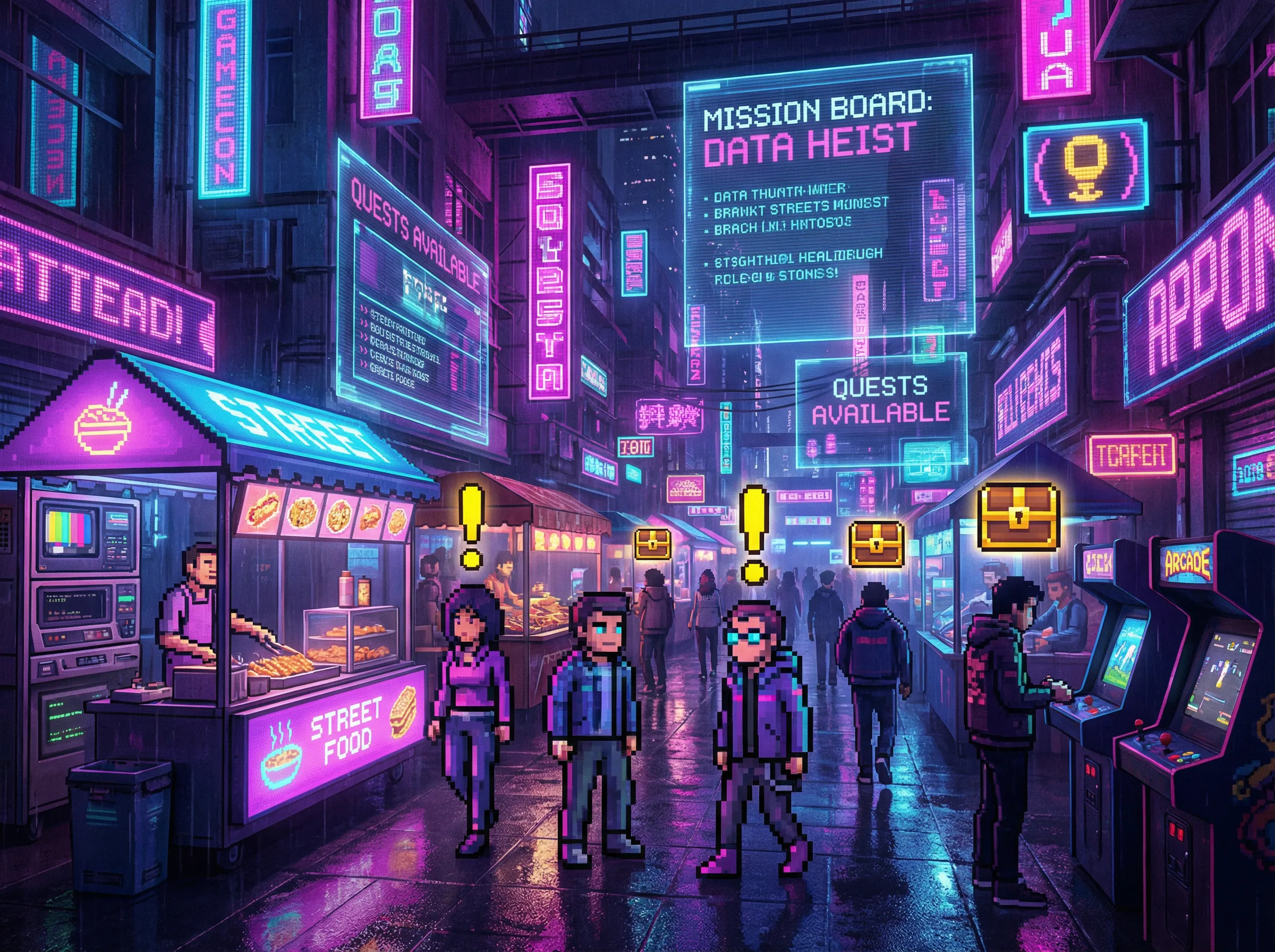 老虎机下载 复古街机不夜城活动广场 - 赛博集市